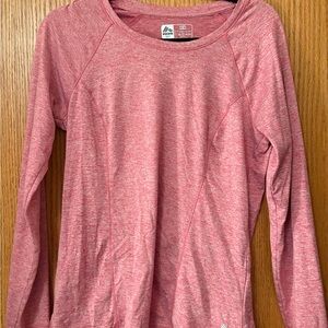 RBX Heathered Pink Crew Neck Top